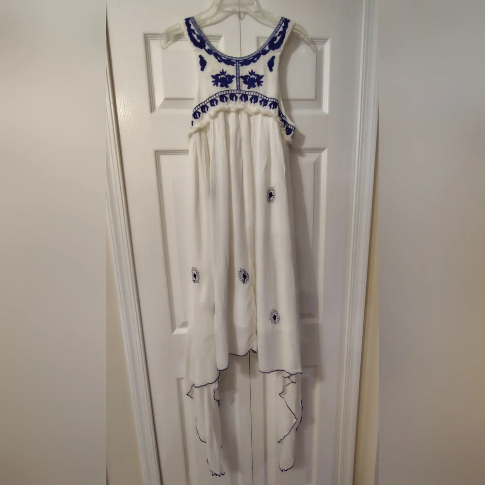 NEW Anthropologie X Raga Boho-chic Embroidered Flowy Goddess Dress Women's Sz Sm - Picture 10 of 10